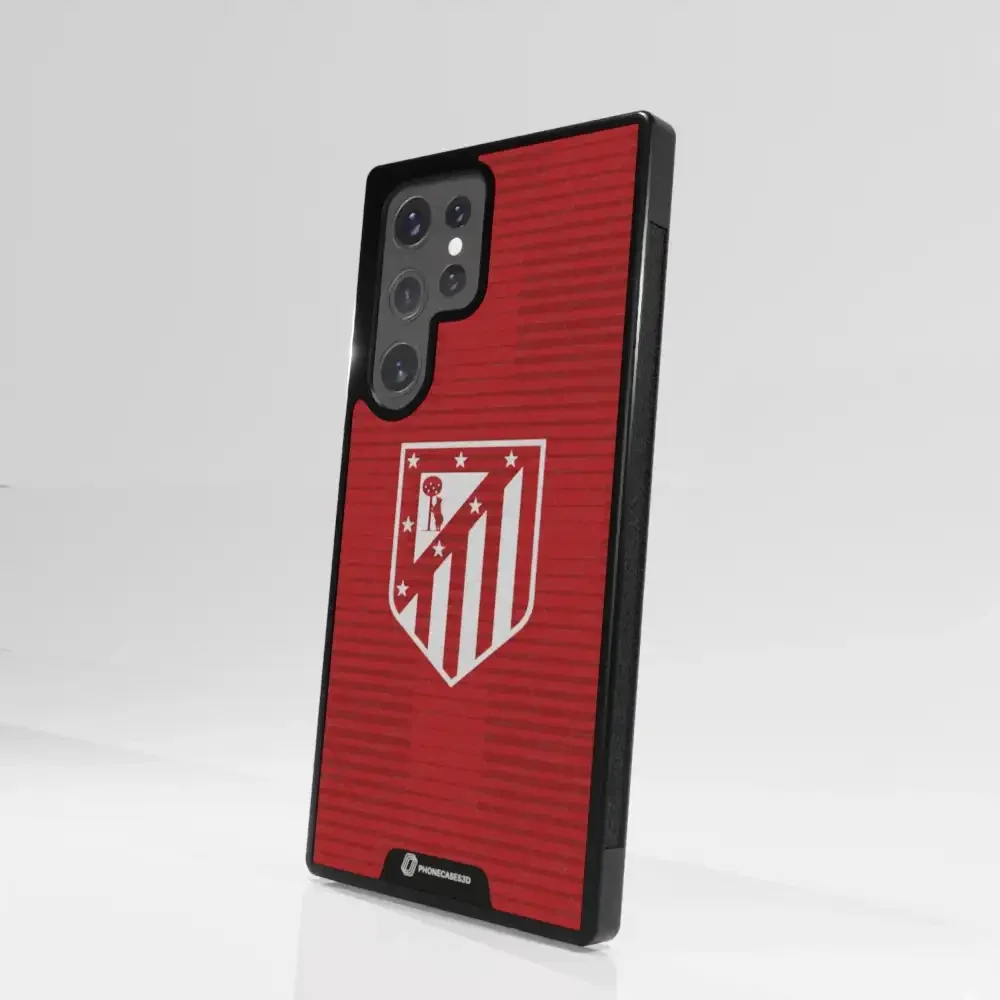 Atletico Madrid Official 3D Phone Case Crest Red - Image 106