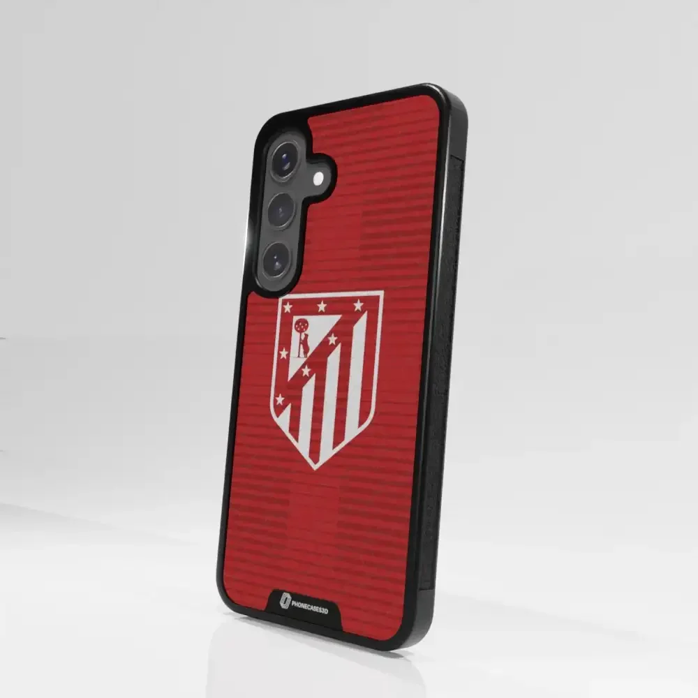 Atletico Madrid Official 3D Phone Case Crest Red - Image 107