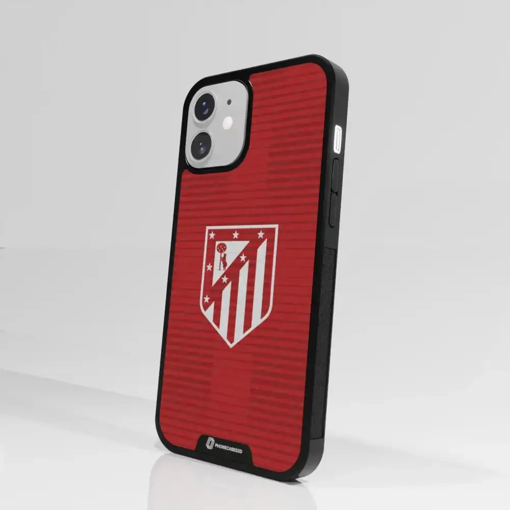 Atletico Madrid Official 3D Phone Case Crest Red - Image 76