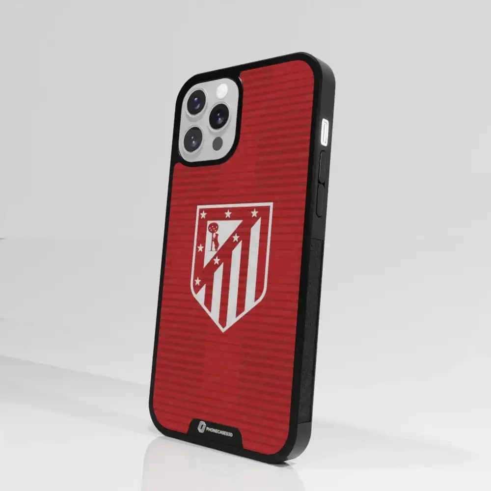 Atletico Madrid Official 3D Phone Case Crest Red - Image 77