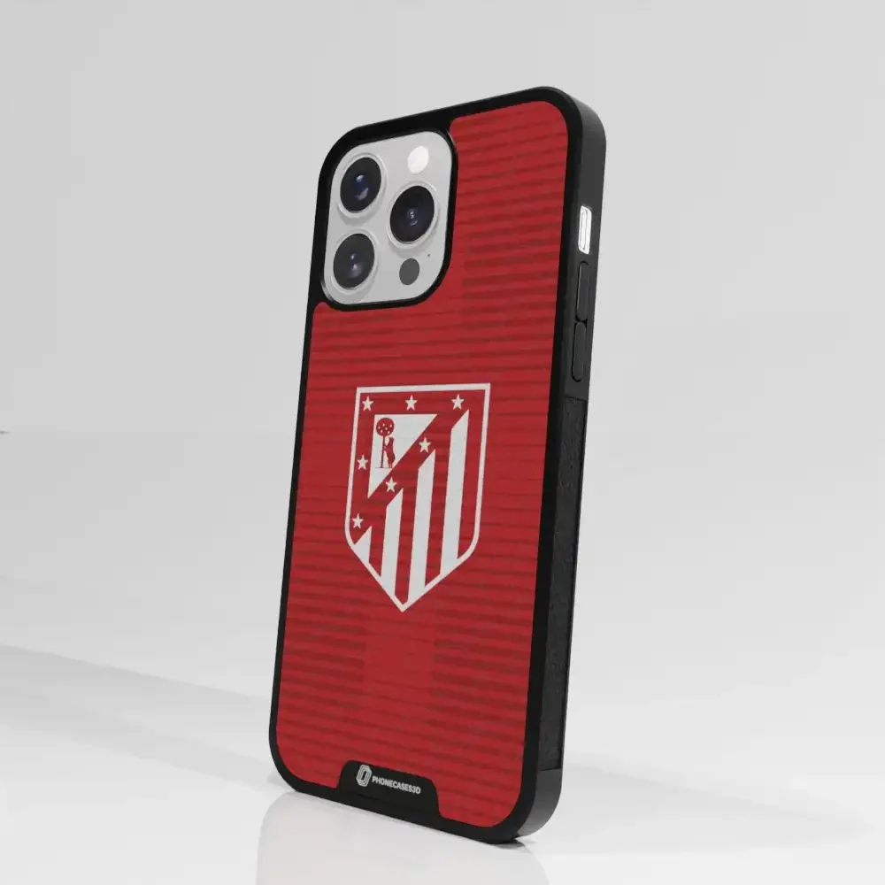Atletico Madrid Official 3D Phone Case Crest Red - Image 95