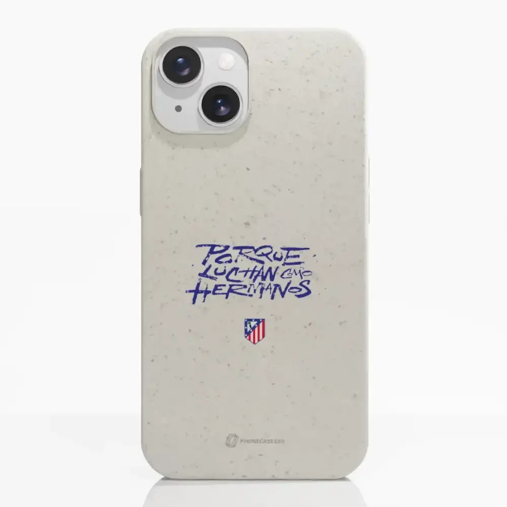 Atletico Madrid Official Compostable Phone Case Hermanos Slogan - Image 10