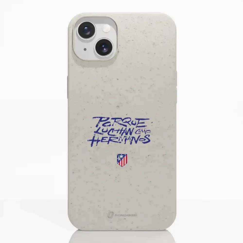 Atletico Madrid Official Compostable Phone Case Hermanos Slogan - Image 15