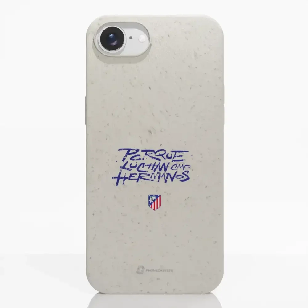 Atletico Madrid Official Compostable Phone Case Hermanos Slogan - Image 19