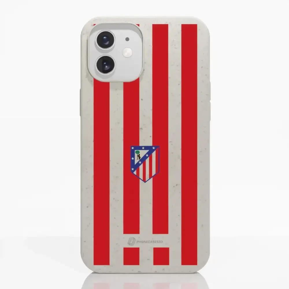 Atletico Madrid Official Compostable Phone Case Home Jersey Crest - Image 4