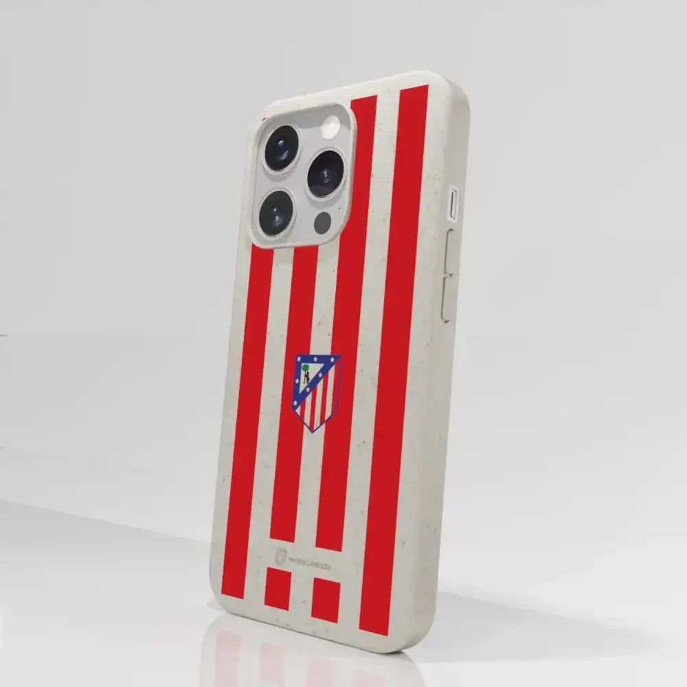 Atletico Madrid Official Compostable Phone Case Home Jersey Crest - Image 65