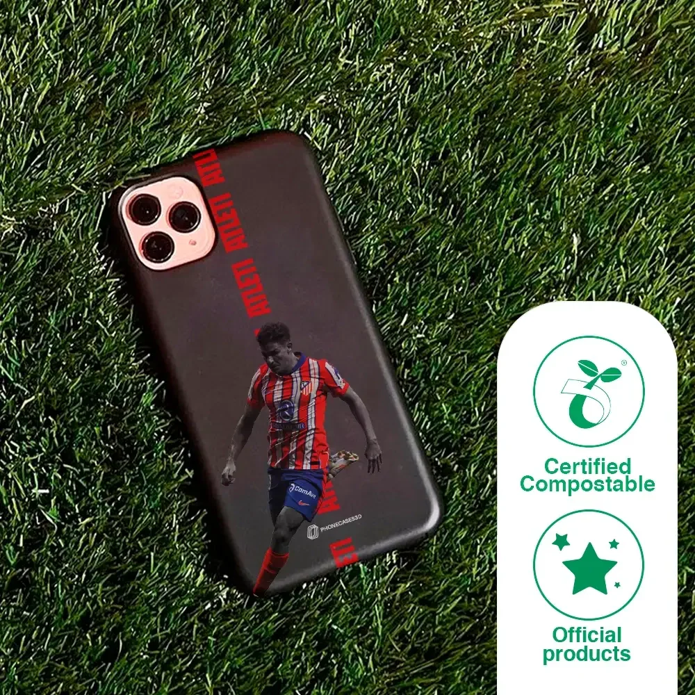 Atletico Madrid Official Compostable Phone Case J.Álvarez - Image 82