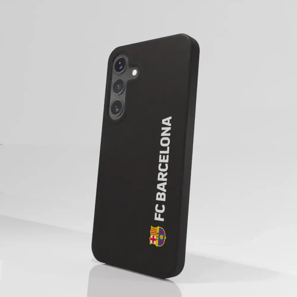 FC Barcelona Official Compostable Phone Case Design Vertical White - Image 77