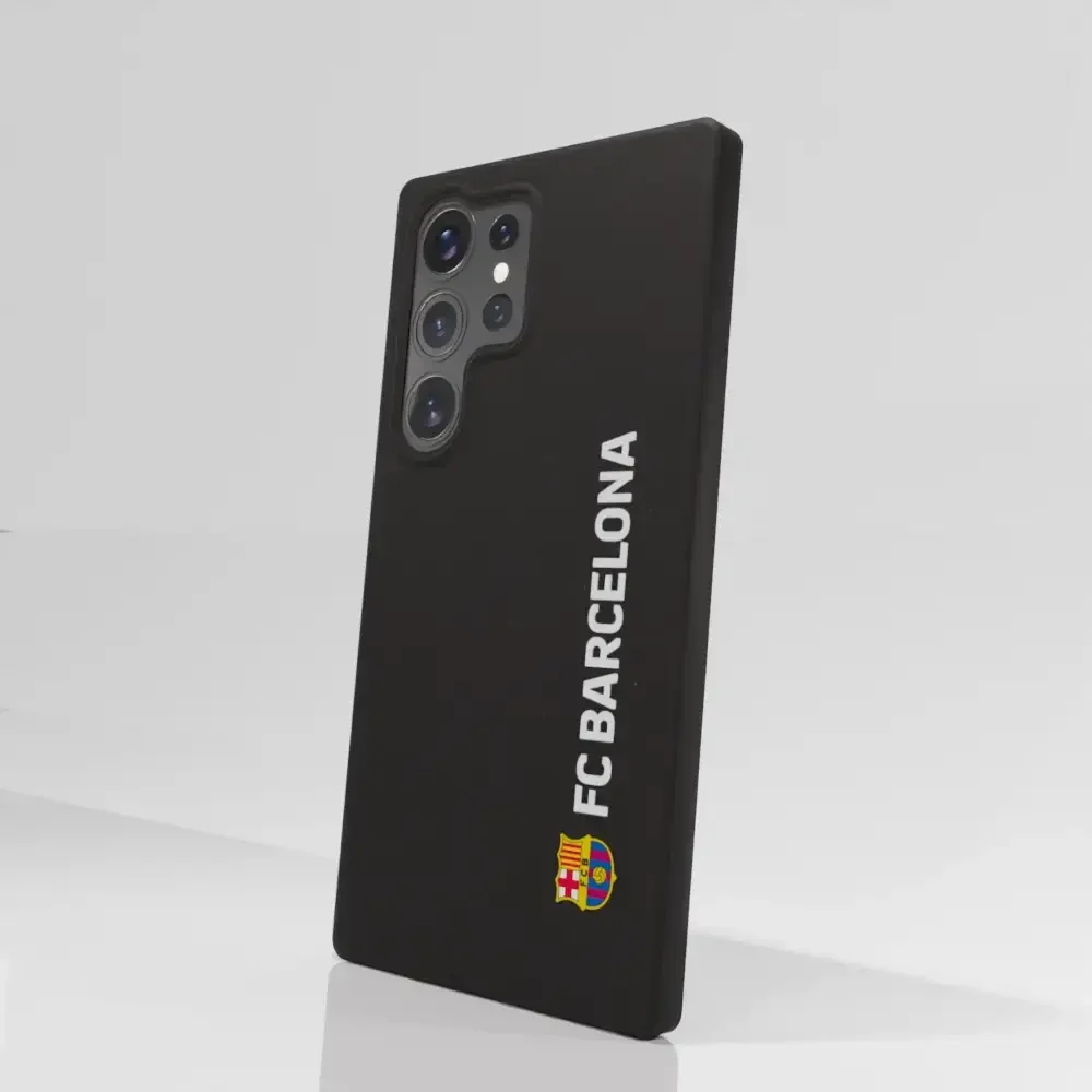 FC Barcelona Official Compostable Phone Case Design Vertical White - Image 78