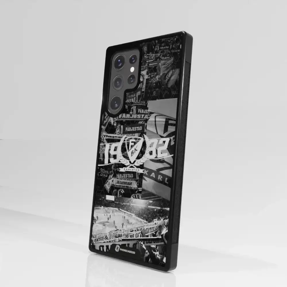 Färjestad BK Official 3D Phone Case Design photography black & white - Image 102