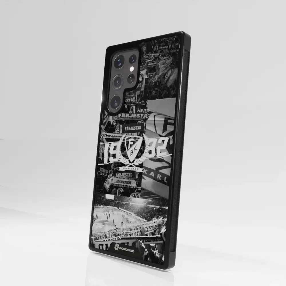 Färjestad BK Official 3D Phone Case Design photography black & white - Image 105