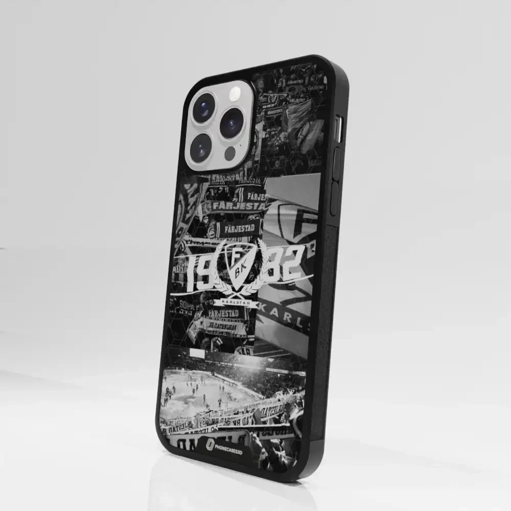 Färjestad BK Official 3D Phone Case Design photography black & white - Image 83