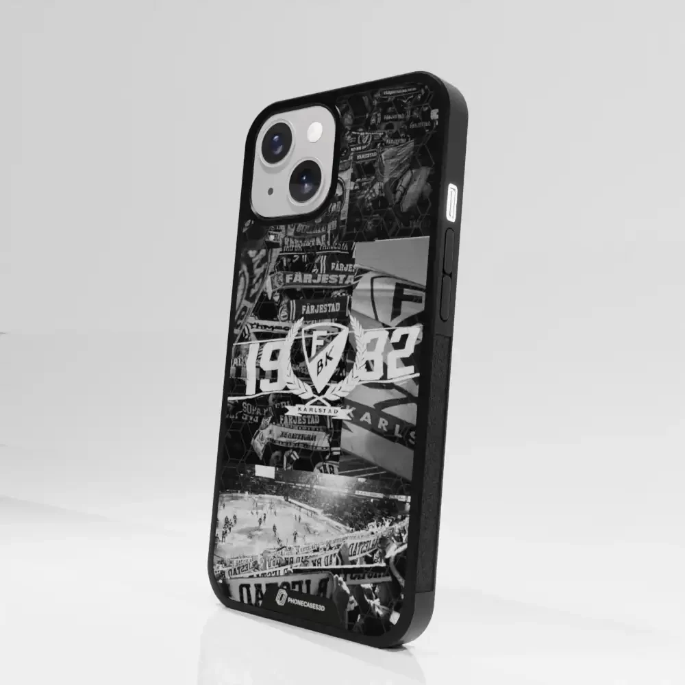 Färjestad BK Official 3D Phone Case Design photography black & white - Image 88