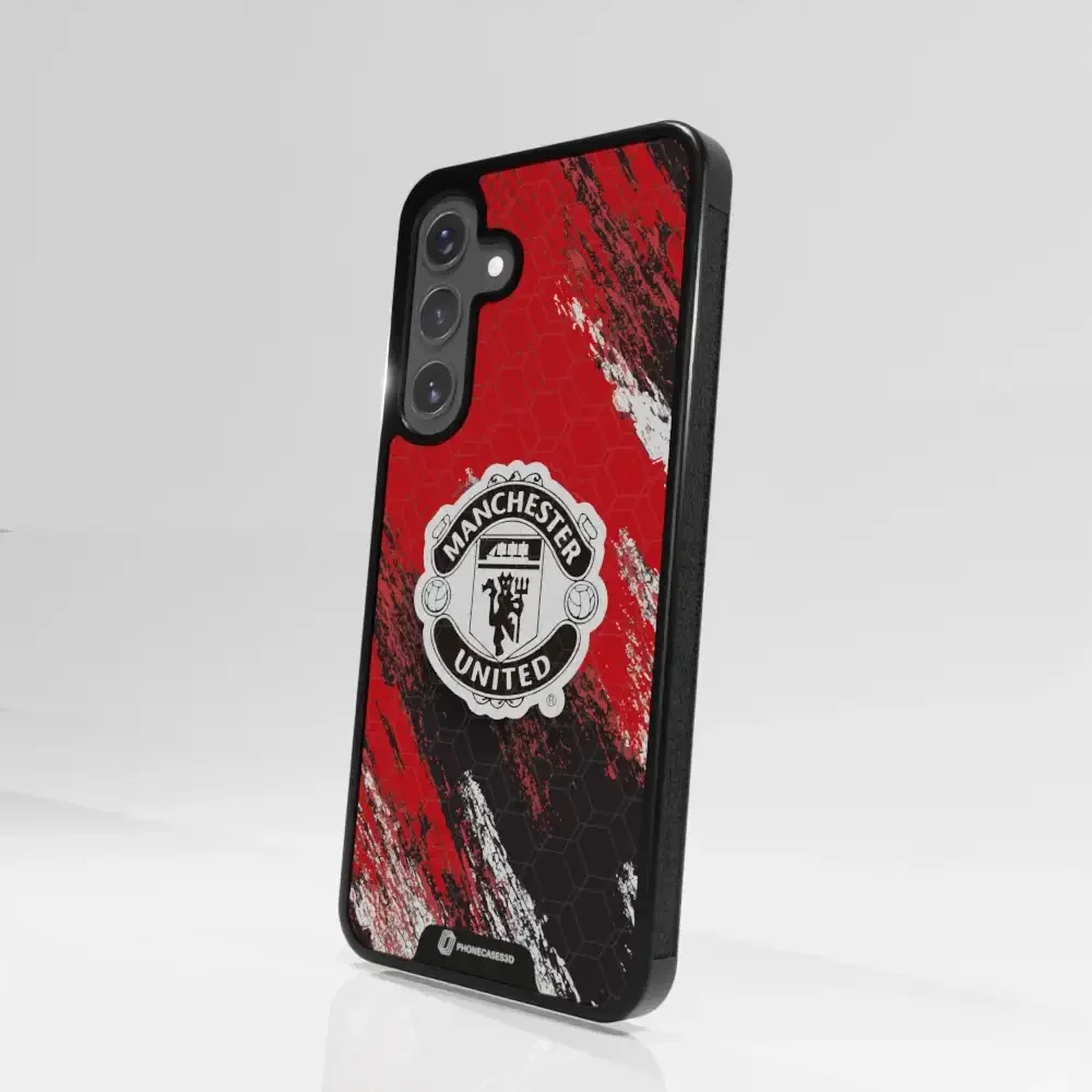 Manchester United Official 3D Phone Case Design black shield - Image 108