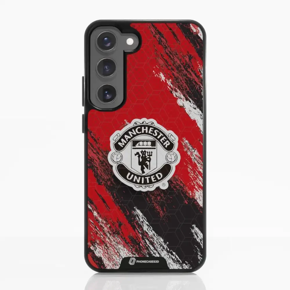Manchester United Official 3D Phone Case Design black shield - Image 54