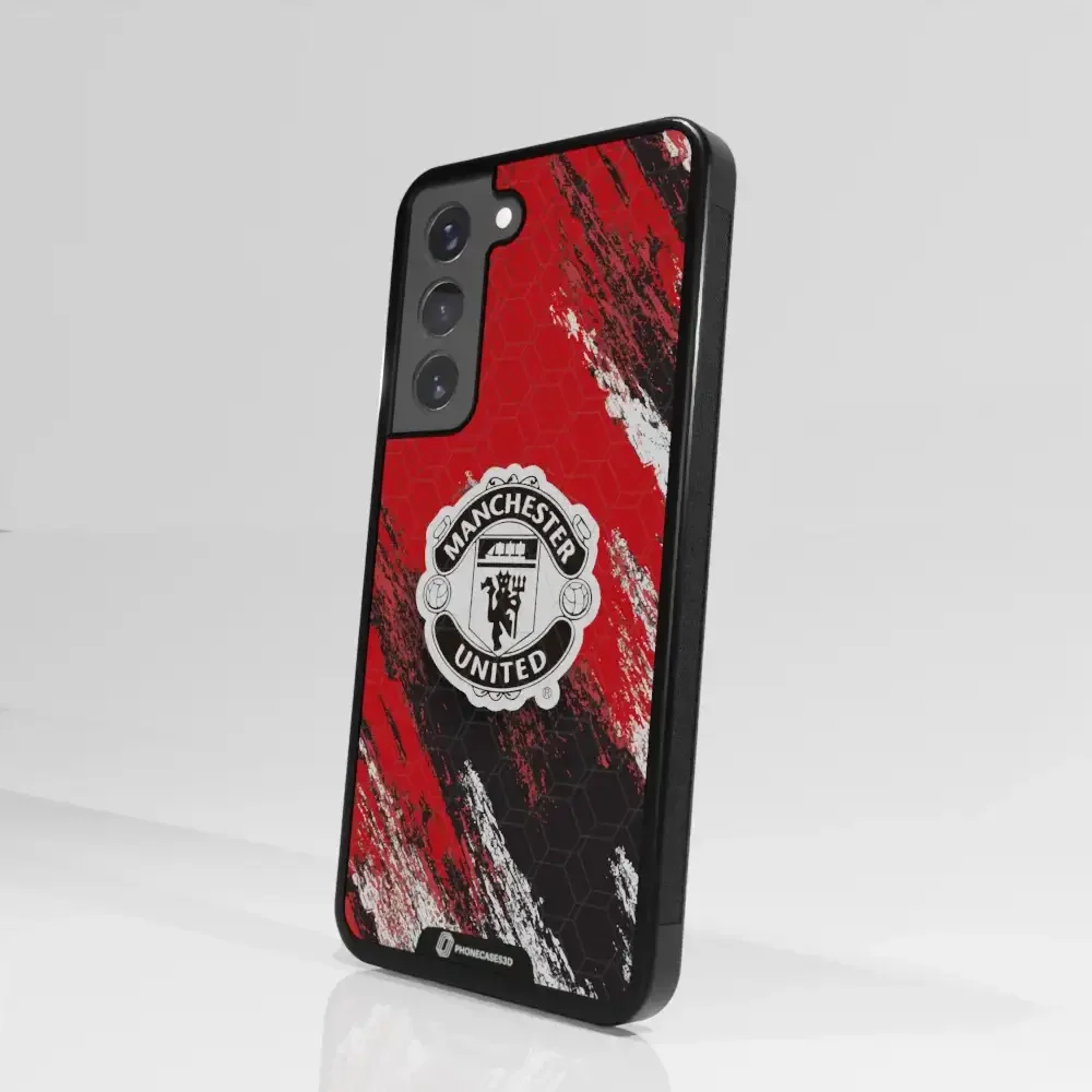 Manchester United Official 3D Phone Case Design black shield - Image 98