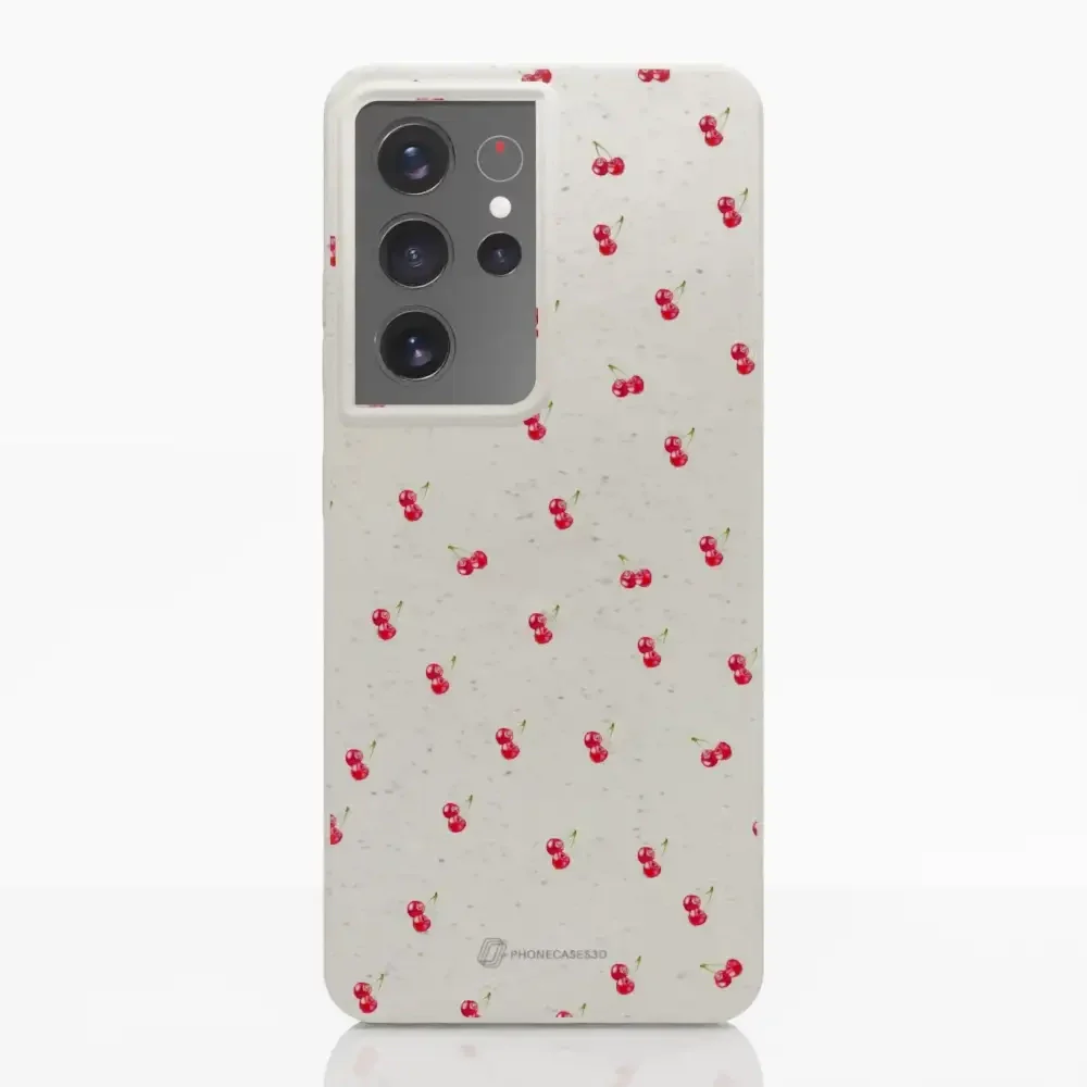 Martine Halvorsen Official Compostable Phone Case Design Cherries - Image 26