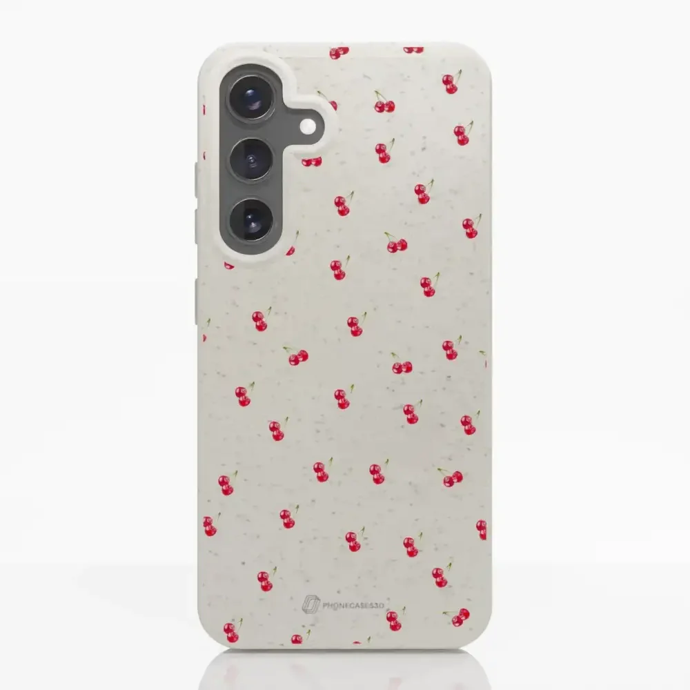Martine Halvorsen Official Compostable Phone Case Design Cherries - Image 37