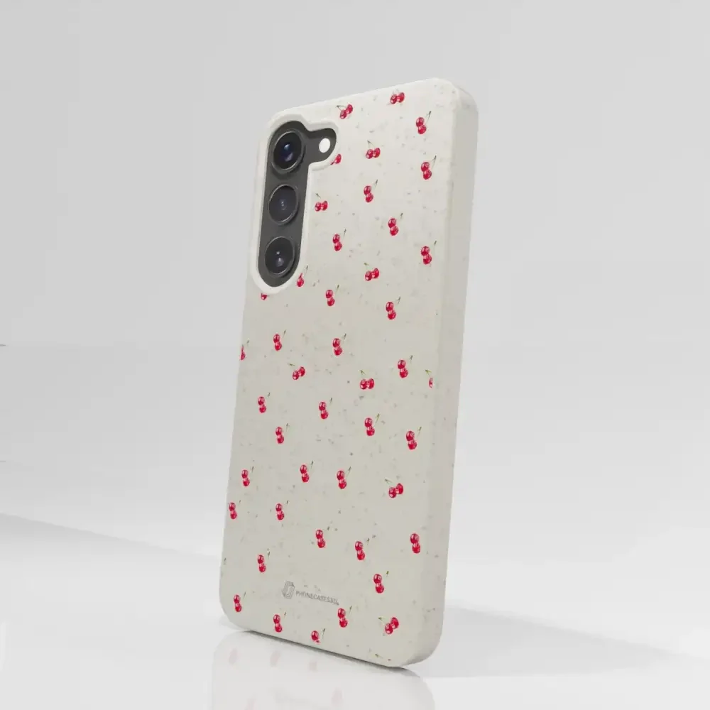 Martine Halvorsen Official Compostable Phone Case Design Cherries - Image 73